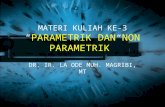 Parametrik & Non Parametrik