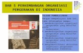 BAB 5 Perkembangan Organisasi Pergerakan Di Indonesia