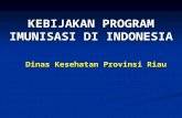 Kebijakan Program Imunisasi Di Indonesia