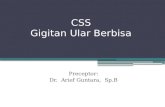 CSS Gigitan Ular Berbisa Dr.arief