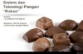 Presentasi Sistem Dan Teknologi Pangan Kakao-ANDRIE