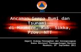 Dir Kesiapsiagaan BNPB - Skenario Ancaman Tsunami Maumere Sikka - Pralat