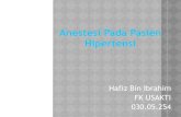 31940434 Anestesi Pada Pasien Hipertensi by Hafiz Ibrahim Powerpoint