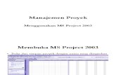 Project Management Menggunakan MS Project