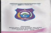 Peraturan Daerah Kabupaten Buton Utara Nomor 51 Tahun 2012 Tentang Rencana Tata Ruang Wilayah Kabupaten Buton Utara Tahun 2012 - 2032