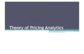 Teori Pricing Analisis