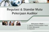 Regulasi & Standar Mutu Pekerjaan Auditor