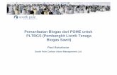 Pemanfaatan Biogas Dari POME Untuk PLTBGS