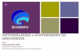 Optimalisasi eGovernment Di Indonesia - Kemenkominfo