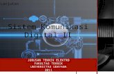 Sistem Komunikasi Digital-II