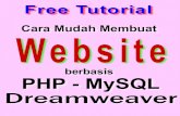 Buat WEB Dgn PHP MYSQL Dreamweaver