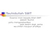 Tauhidullah SWT