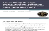 Analisis Kinerja Keuangan Pemerintah Daerah Kabupaten Kutai Timur