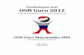 Pembahasan Soal OSN Guru Matematika SMA 2012 Tingkat Provinsi
