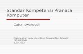 Standar Kompetensi Pranata Komputer AKPRIND-2013