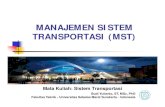Manajemen Sistem Transportasi (MST)
