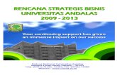 Renstra Universita Andalas 2009-2013