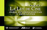 Ley de Cine Para Inversionistas y Donantes