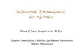 Sulfonamid, Kotrimoksazol, Quinolon - Dr.diana