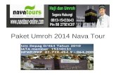 Paket Umroh 2014 Jakarta Nava Tour