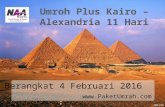 Umroh Plus Kairo Alexandria 4 Februari 2016