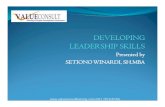 Developing leadership skills