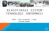 2. klasifikasi sistem tehnologi informasi