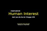 Memotret human interest