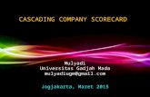 Cascading Company Scorecard