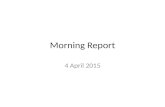 Morning Report 4 April 2015