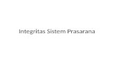 Manajemen Prasarana Transportasi (Integritas Prasarana)