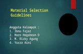 Material Selection Guidelines