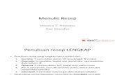 Menulis Resep - By Tentir FK UI
