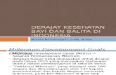 Derajat Kesehatan Bayi Dan Balita Di Indonesia