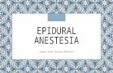 Epidural Anestesia