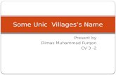Some Unic Villages’s Name