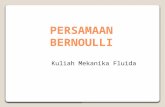(4) Persamaan Bernoulli