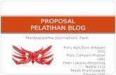 Proposal Pelatihan Blog