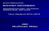 Kuliah Bahasa Indonesia 1 BC 2014--2015