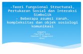 Teori Fungsional Structural, Pertukaran Sosial Dan