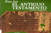 Charpentier, Etienne - Para Leer El Antiguo Testamento