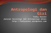 Antropologi Dan Gizi