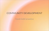 Theory Community Development