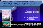 Prevalensi Adamantinoma of Mandibula (Ameloblastoma)