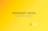 MICROSOFT OFFICE MUHAMMAD JAKA SURYA. Apa itu Microsoft Office ?