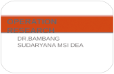 DR.BAMBANG SUDARYANA MSI DEA OPERATION RESEARCH. POKOK BAHASAN Mata Kuliah ini membahas tentang Linear Programming, Model Transportasi, Model Penugasan,
