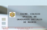 JL. SALUDAS 20/01/2015 El capital humano de la PRL, en el centro de trabajo 1 EXCMO. COLEGIO OFICIAL DE GRADUADOS SOCIALES DE MADRID.