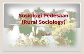 Sosiologi Pedesaan (Rural Sociology)