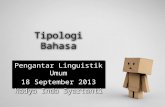 Tipologi Bahasa