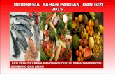 INDONESIA  TAHAN PANGAN   DAN GIZI 2015